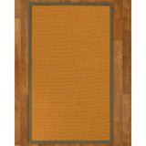 NaturalAreaRugs Davlin Custom Sisal Rug 2' 6" x 14' Fossil Border - 2'6" x 14'