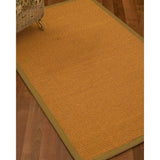NaturalAreaRugs Davlin Sisal Carpet Runner Hand-Woven Sage Border (2' 6" x 8') - 2'6" x 8'