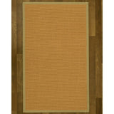 NaturalAreaRugs Devon Custom Sisal Rug 2' 6" x 14' Natural Border - 2'6" x 14'