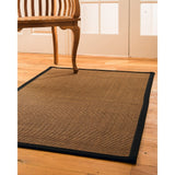 NaturalAreaRugs Divine Custom Sisal Rugs 4' x 12' M-Blue Border - 4' x 12'