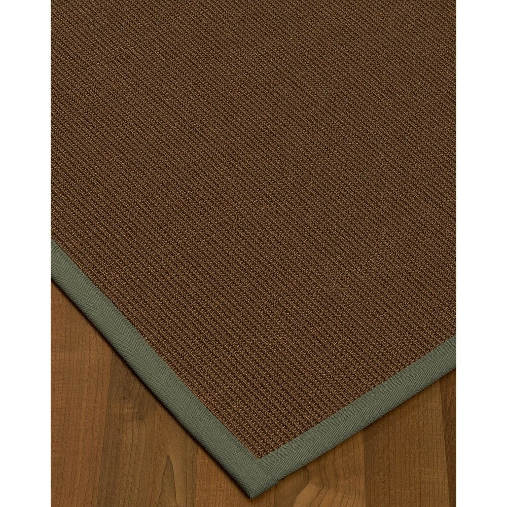 NaturalAreaRugs Linden Sisal Area Rug (5' x 8') Stone Border - 5' x 8'