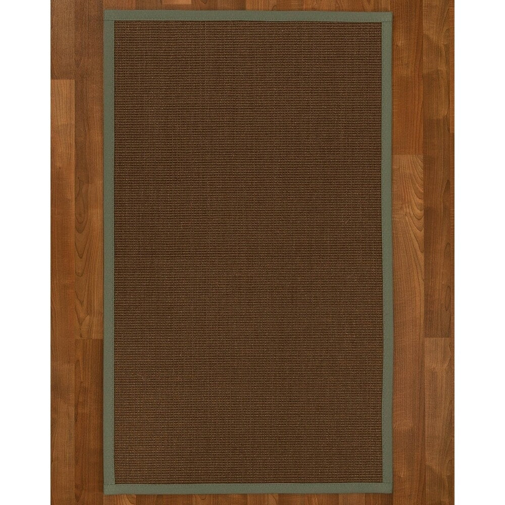 NaturalAreaRugs Linden Sisal Carpet Runner Hand-Woven Stone Border (2' 6" x 8') - 2'6" x 8'