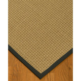 NaturalAreaRugs Logan Sisal Carpet Runner Made in USA Metal Border (2' 6" x 8') - 2'6" x 8'