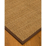 NaturalAreaRugs Miami Mt. Grass Carpet Runner Hand-Woven Brown Border (2' 6" x 8') - 2'6" x 8'