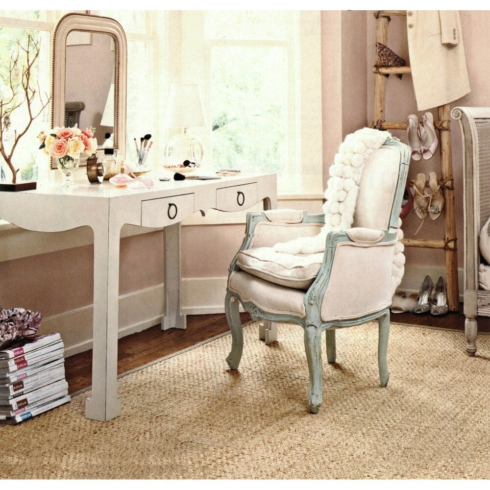 NaturalAreaRugs Miami Mt. Grass Carpet Runner Hand-Woven Brown Border (2' 6" x 8') - 2'6" x 8'