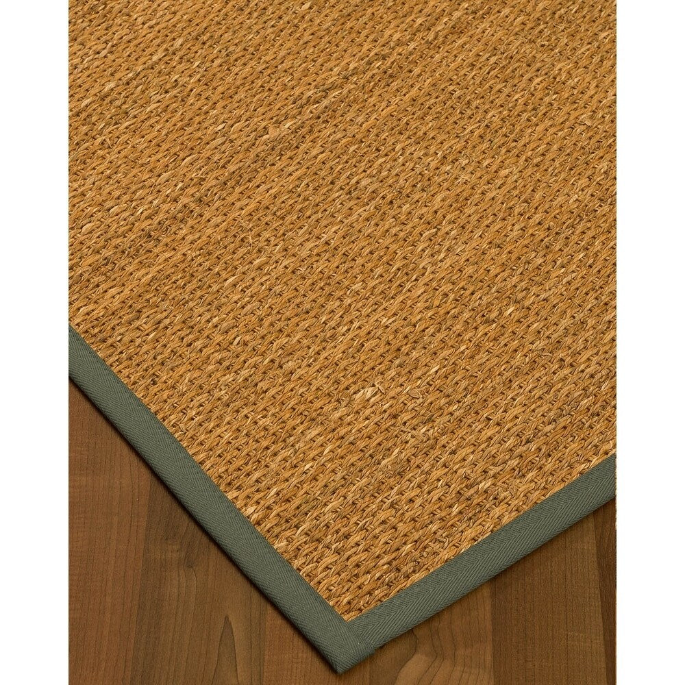 NaturalAreaRugs Nevada Seagrass Carpet Runner Made in USA Stone Border (2' 6" x 8') - 2'6" x 8'