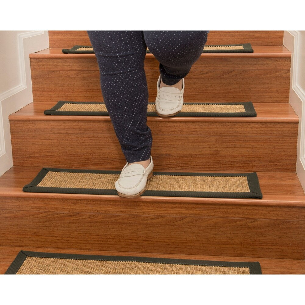 NaturalAreaRugs Sorrento Carpet Stair Treads (Set of 13) - 13PC (9" x 29")