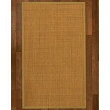 NaturalAreaRugs Tuscany Sisal Carpet Runner Hand-Woven Sage Border (2' 6" x 8') - 2'6" x 8'