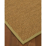 NaturalAreaRugs Ventura Sisal Carpet Runner Made in USA Natural Border (2' 6" x 8') - 2'6" x 8'