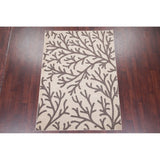 Nature Print Oriental Carpet Woven Polyester Turkish Rug New - 7'3" X 5'3"