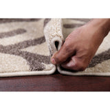 Nature Print Oriental Carpet Woven Polyester Turkish Rug New - 7'3" X 5'3"