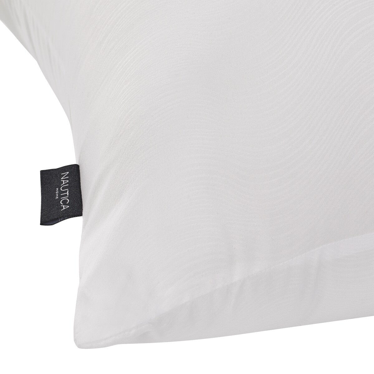 Nautica Home Embossed Ocean Waves Pillow - White