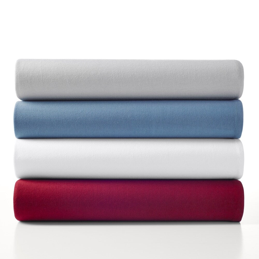 Nautica Jersey Knit Fitted Sheet and Bonus Pillowcases Set