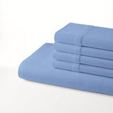 Nautica Jersey Knit Fitted Sheet and Bonus Pillowcases Set