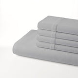 Nautica Jersey Knit Fitted Sheet and Bonus Pillowcases Set
