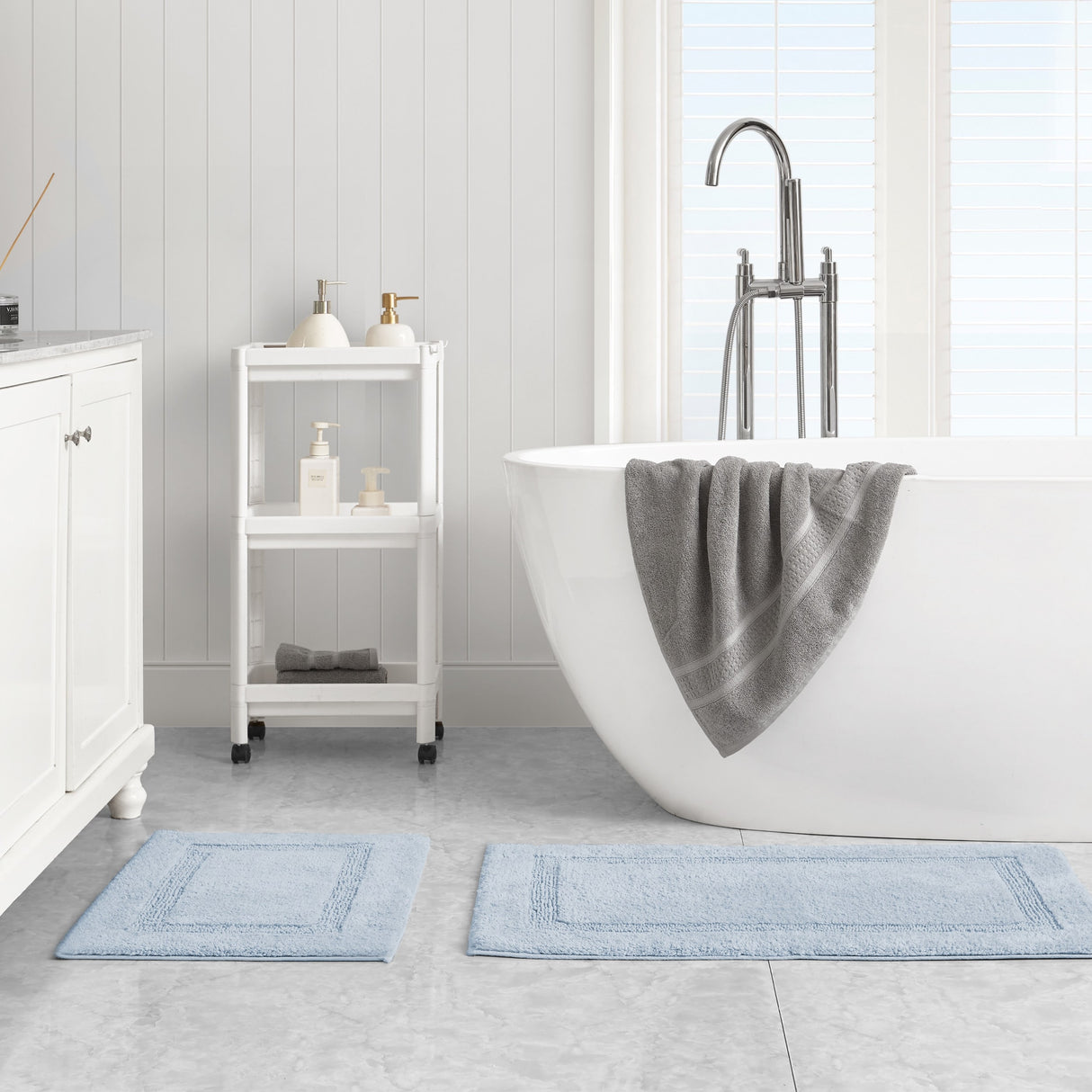 Nautica Peniston 2 Piece Cotton Bath Rug Set