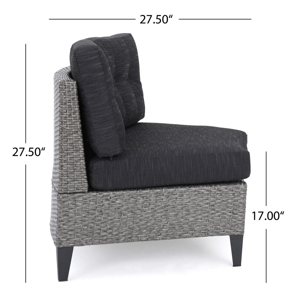 Navagio Outdoor 10-piece Wicker Sofa Set with Cushions by Christopher Knight Home