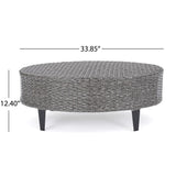 Navagio Outdoor 10-piece Wicker Sofa Set with Cushions by Christopher Knight Home