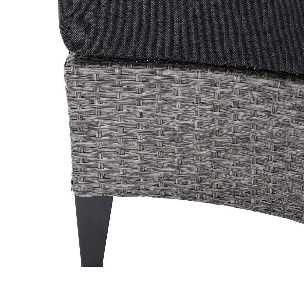 Navagio Outdoor 10-piece Wicker Sofa Set with Cushions by Christopher Knight Home
