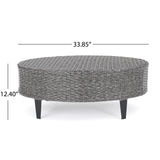 Navagio Wicker Outdoor Coffee Table by Christopher Knight Home