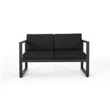 Navan Outdoor 4-piece Conversation Set by Christopher Knight Home