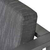 Navan Outdoor Aluminum 6 Seater Sofa Set by Christopher Knight Home