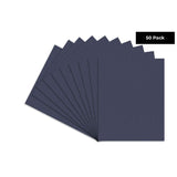 Navy Blue 11x14 Backing Board - Uncut Photo Mat Board (50-Sheets)