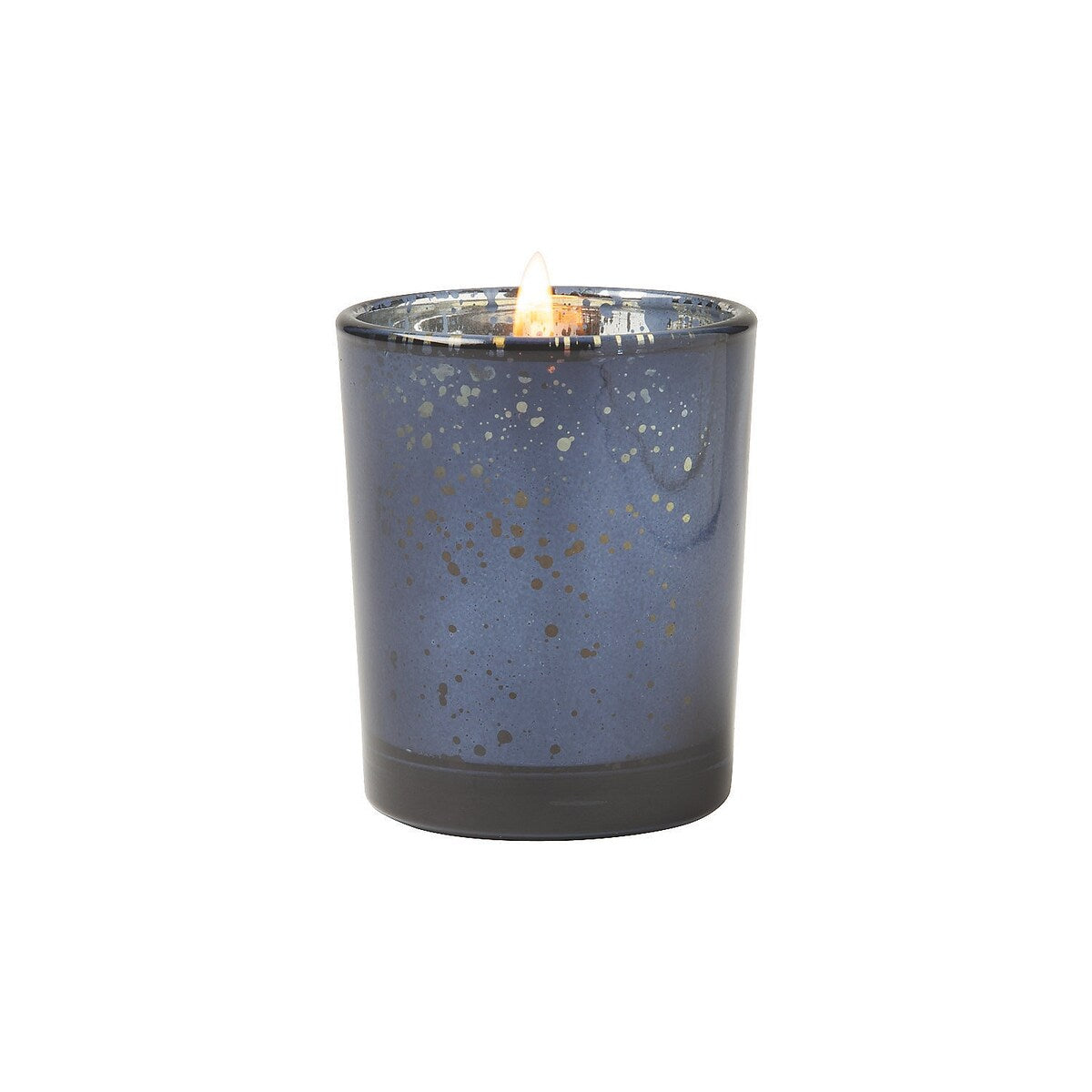 Navy Mercury Glass Votive Holders, Home Decor, 12 Pieces