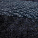 Navy Solid Cotton Applied Pillow Cover
