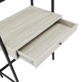 Naya Marble 3-Piece Ladder Desk and Bookcase Set by iNSPIRE Q Modern