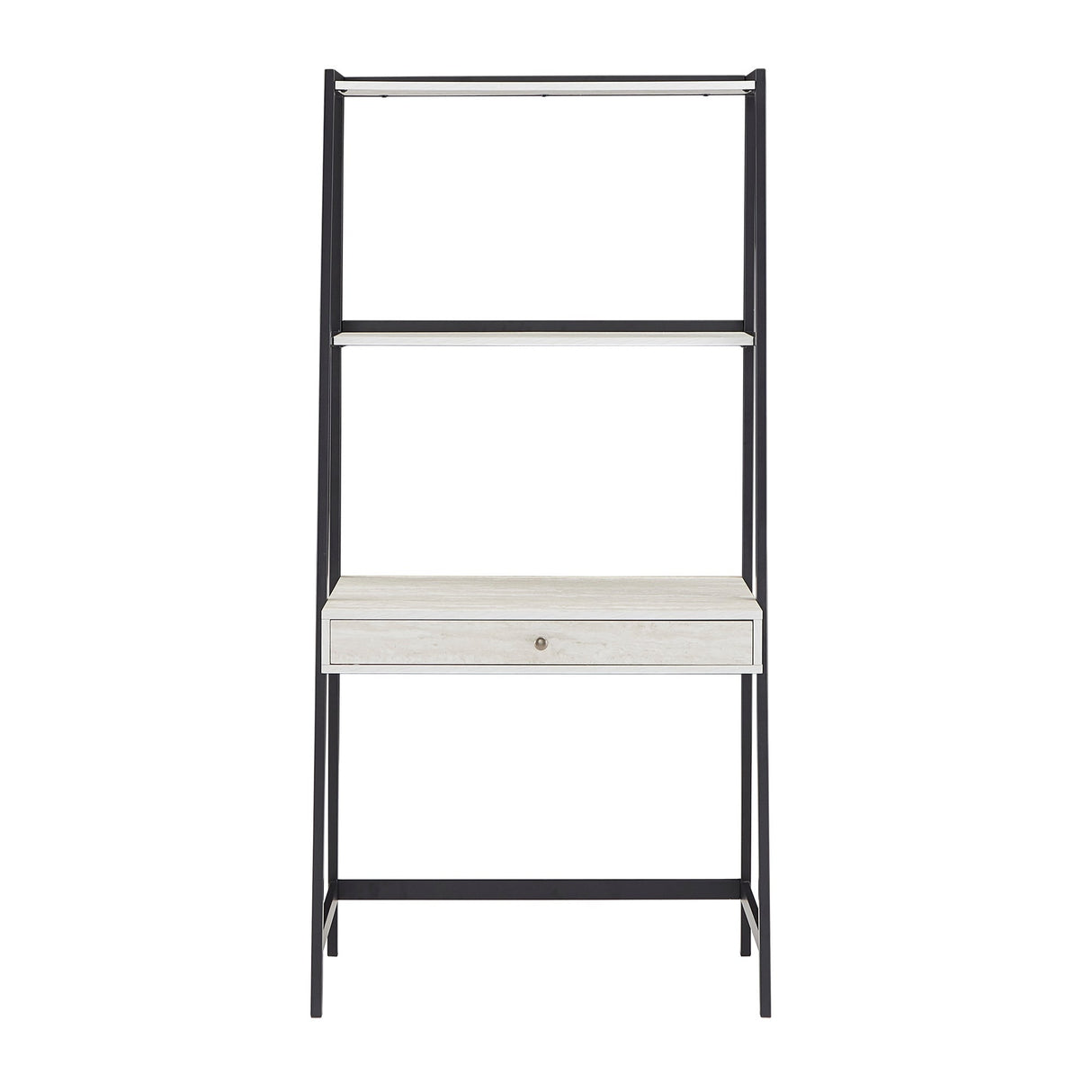 Naya Marble 3-Piece Ladder Desk and Bookcase Set by iNSPIRE Q Modern