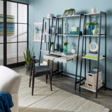 Naya Marble 3-Piece Ladder Desk and Bookcase Set by iNSPIRE Q Modern