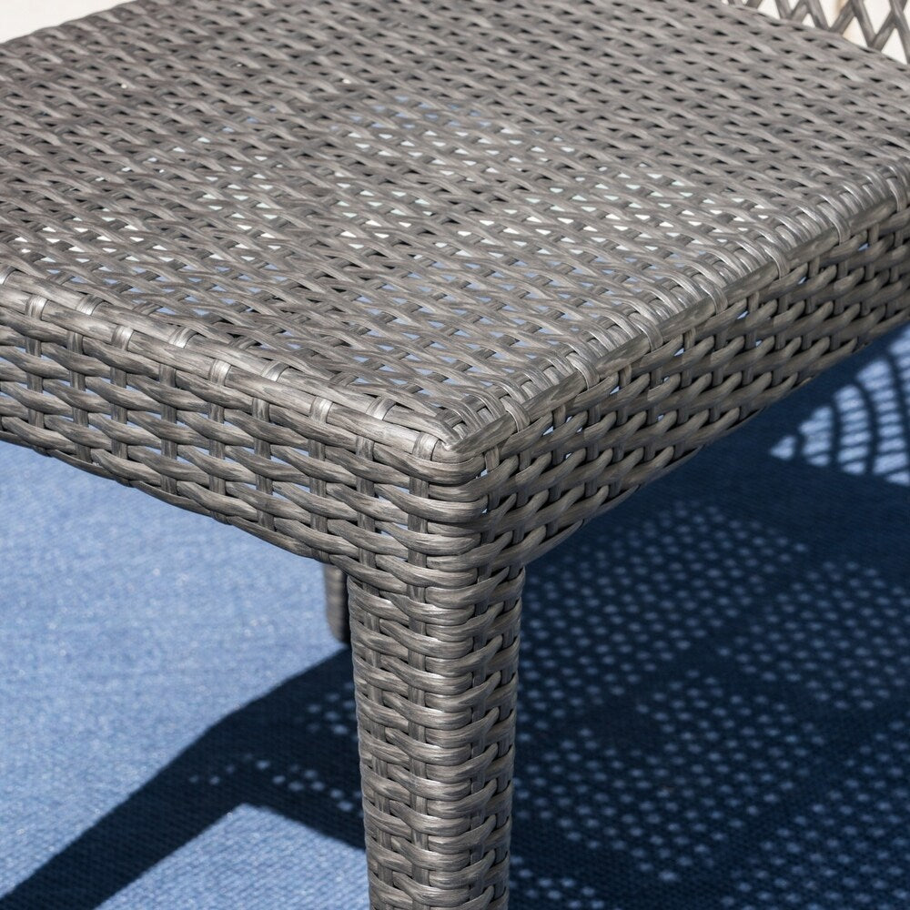 Neal Outdoor 3-piece Wicker Bistro Set by Christopher Knight Home