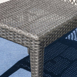 Neal Outdoor 3-piece Wicker Bistro Set by Christopher Knight Home