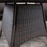 Neal Outdoor 3-piece Wicker Bistro Set by Christopher Knight Home