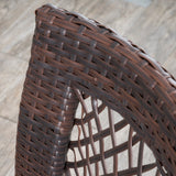 Neal Outdoor 3-piece Wicker Bistro Set by Christopher Knight Home
