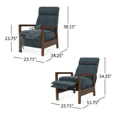 Neihart Waterfall Back Pushback Recliner by Christopher Knight Home
