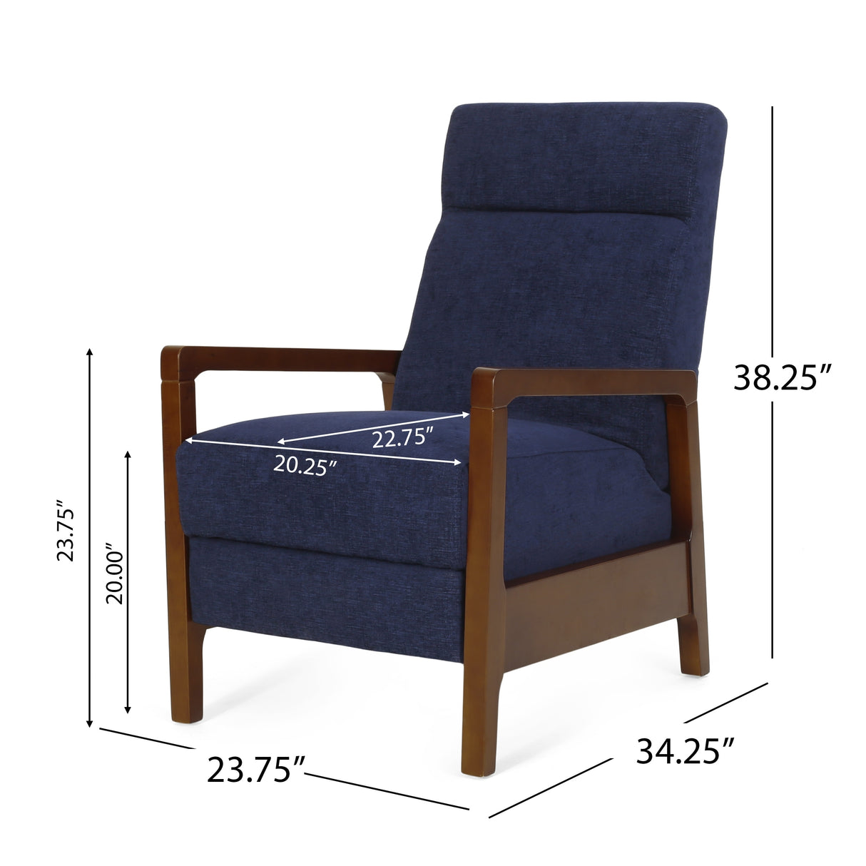 Neihart Waterfall Back Pushback Recliner by Christopher Knight Home