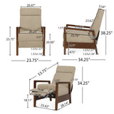 Neihart Waterfall Back Pushback Recliner by Christopher Knight Home
