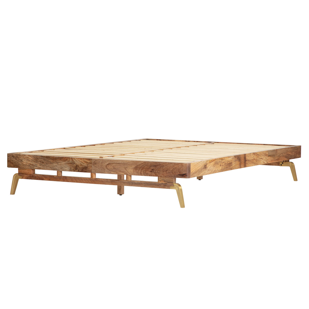 MH London Nelson Mango Rustic Wood Queen-size Platform Bed