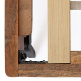MH London Nelson Mango Rustic Wood Queen-size Platform Bed