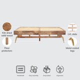MH London Nelson Mango Rustic Wood Queen-size Platform Bed