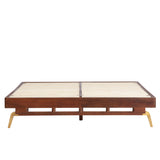 MH London Nelson Mango Rustic Wood Queen-size Platform Bed