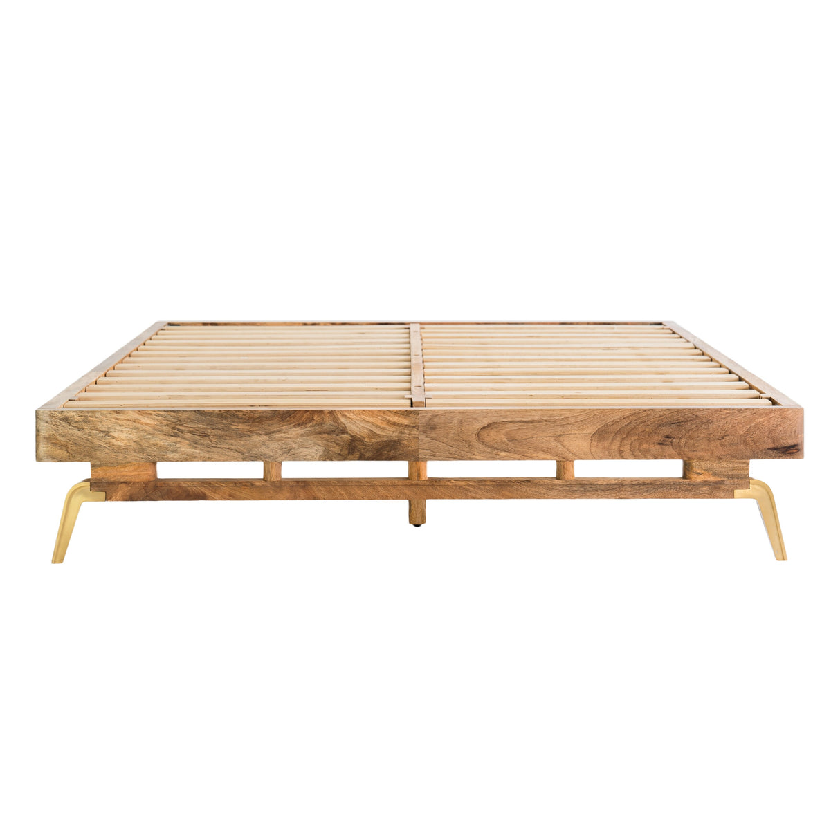 MH London Nelson Mango Rustic Wood Queen-size Platform Bed