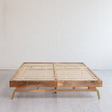 MH London Nelson Mango Rustic Wood Queen-size Platform Bed