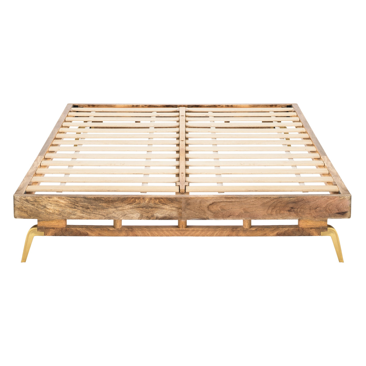 MH London Nelson Mango Rustic Wood Queen-size Platform Bed