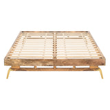 MH London Nelson Mango Rustic Wood Queen-size Platform Bed