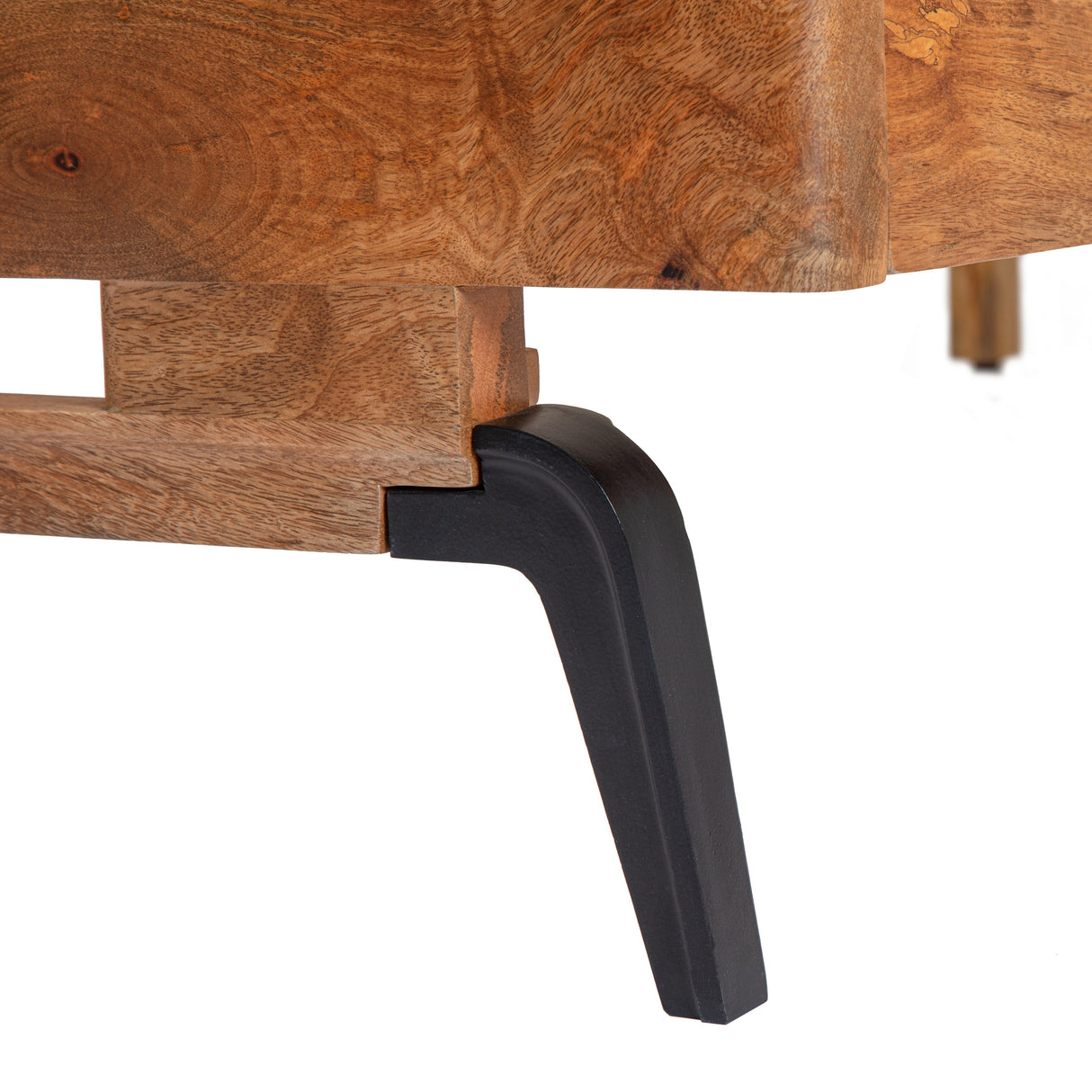 MH London Nelson Mango Rustic Wood Queen-size Platform Bed