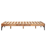 MH London Nelson Mango Rustic Wood Queen-size Platform Bed