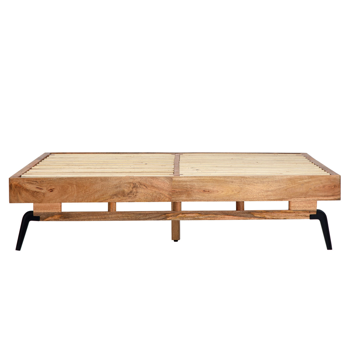 MH London Nelson Mango Rustic Wood Queen-size Platform Bed